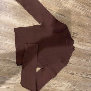 H&M cropped turtle neck